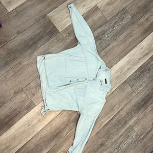 Cotton On XS Light-wash Jean Jacket/Cover up